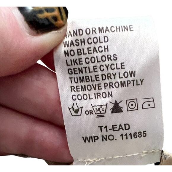 Woolrich High Rise Corduroy Pant Trousers Sz 14 Khaki Tan Academia Granny Preppy - Picture 4 of 9